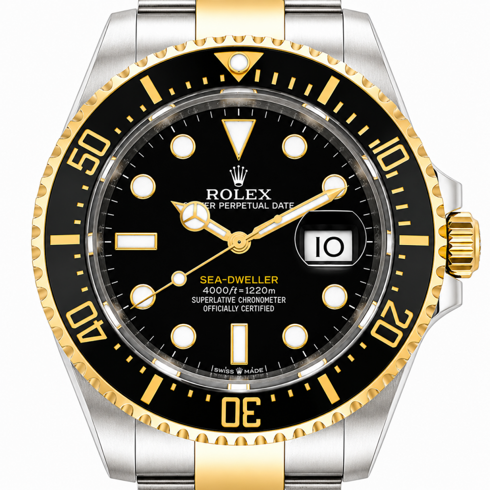 Rolex Sea-Dweller 43MM 126603 Two-Tone Black Dial Watch